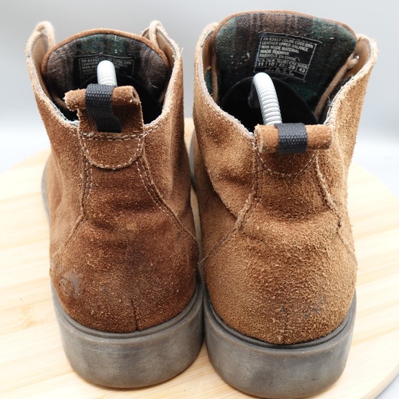 Skechers Chukka Boots Mens 11 Brown Plaid Suede Casual Outdoors 62413 MiFlaws - Picture 6 of 12